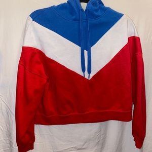 Rev,blue and white bluenotes sweater